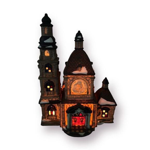 Santa's Workbench‎ Collection Classic Series St. Mary's Cathedral Lighted 2001 - Picture 1 of 11